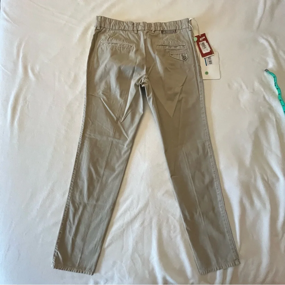 Incotex RED Women's Sz 29x31 100% Cotton BEIGE Straight Leg Chino Khaki Pants - Picture 2 of 16